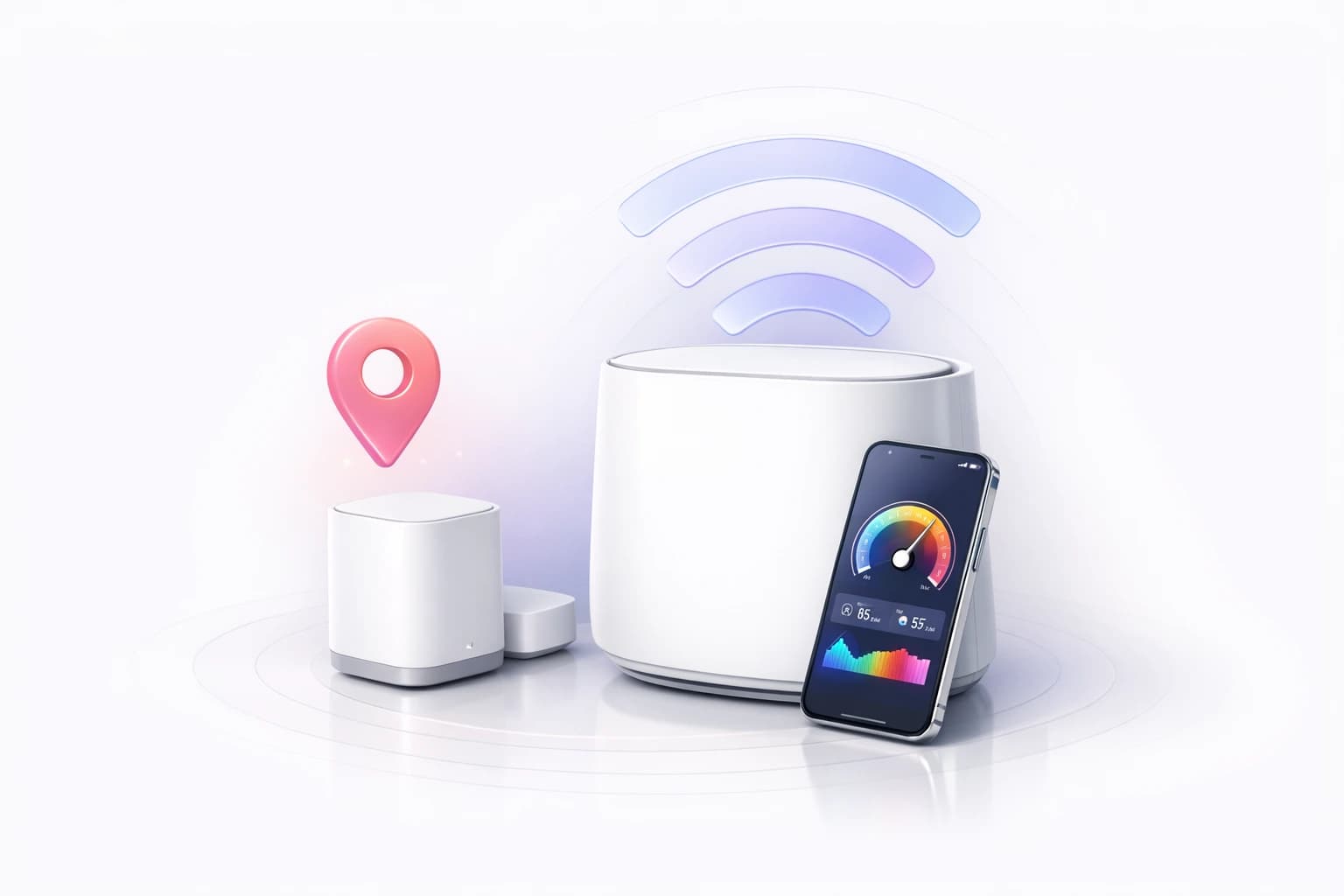 Premium internet service comparison — router, smartphone, and network devices